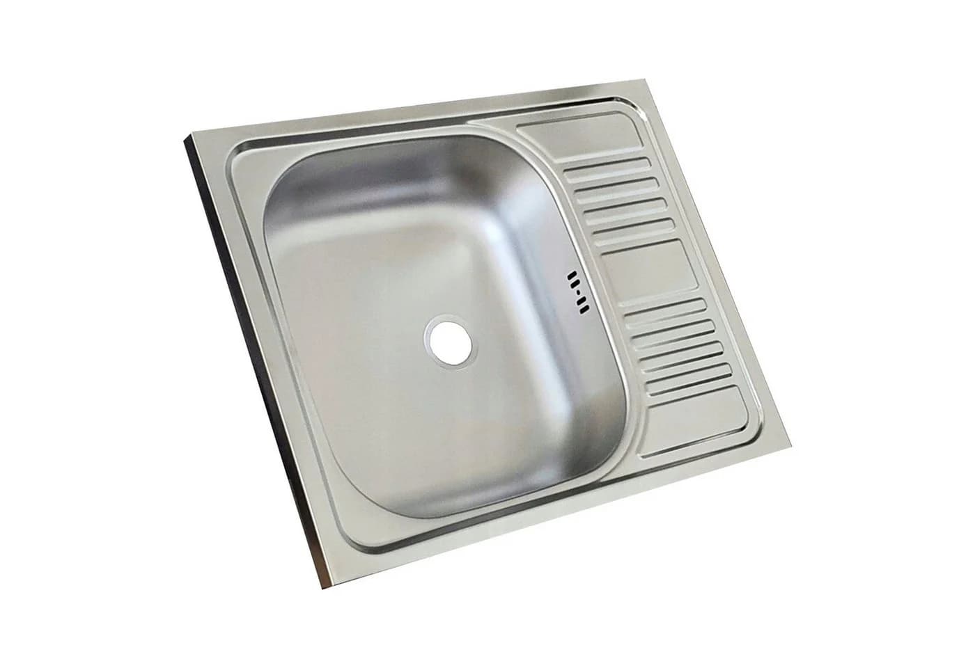 STAMAR Spülenschrank 60cm Weiß Deante Spüle Beige Flex-Armatur - Bild 3