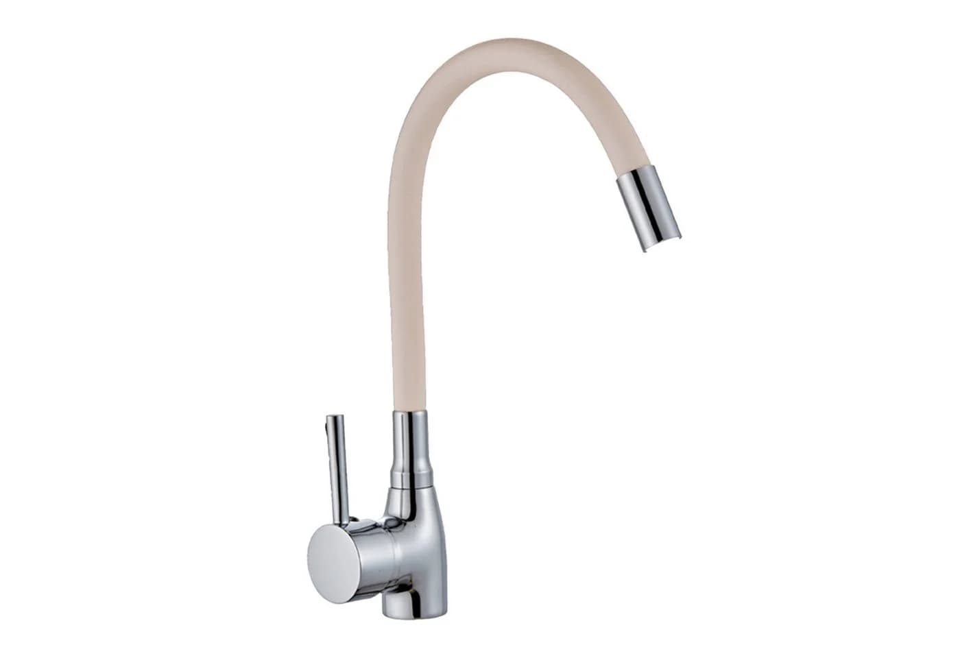 STAMAR Spülenschrank 60cm Weiß Deante Spüle Beige Flex-Armatur - Bild 4