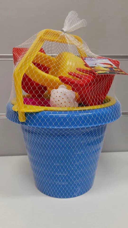 Festivalartikel Sandkasten 7-teiliger Sandspielzeug-Set