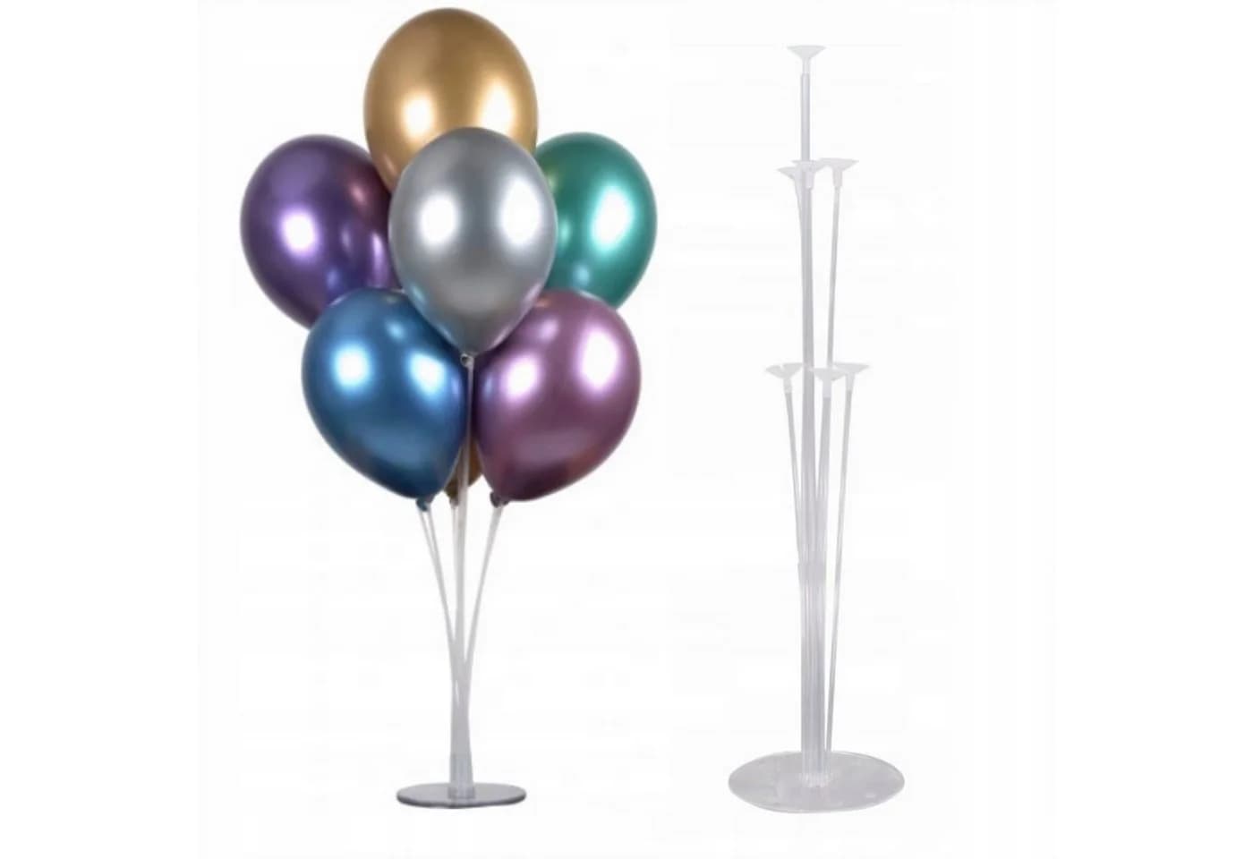Festivalartikel Aufblasartikel-Ständer 70 cm Transparent - Bild 2