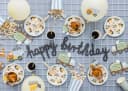 partydeco Happy Birthday Banner Baustellenfahrzeuge Bild 1