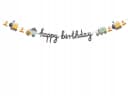 partydeco Happy Birthday Banner Baustellenfahrzeuge Bild 3