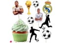 PartyPal Tortentopper Fußball Mbappe Real Madrid Set Bunt Bild 2