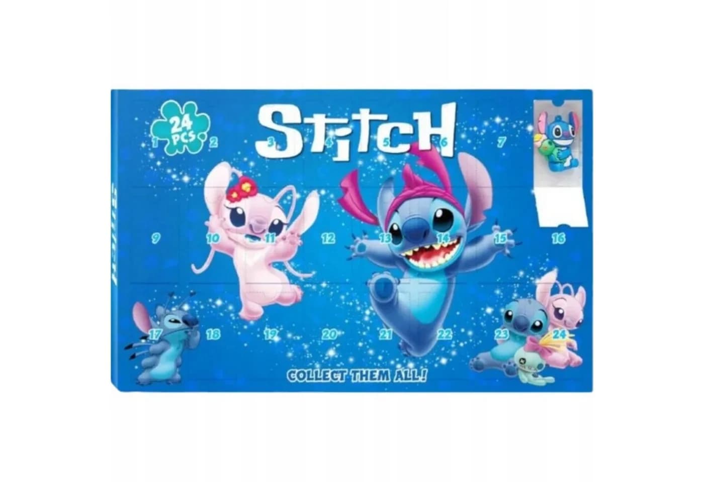 Festivalartikel Adventskalender Disney Lilo & Stitch 24 Figuren Überraschungen - Bild 2