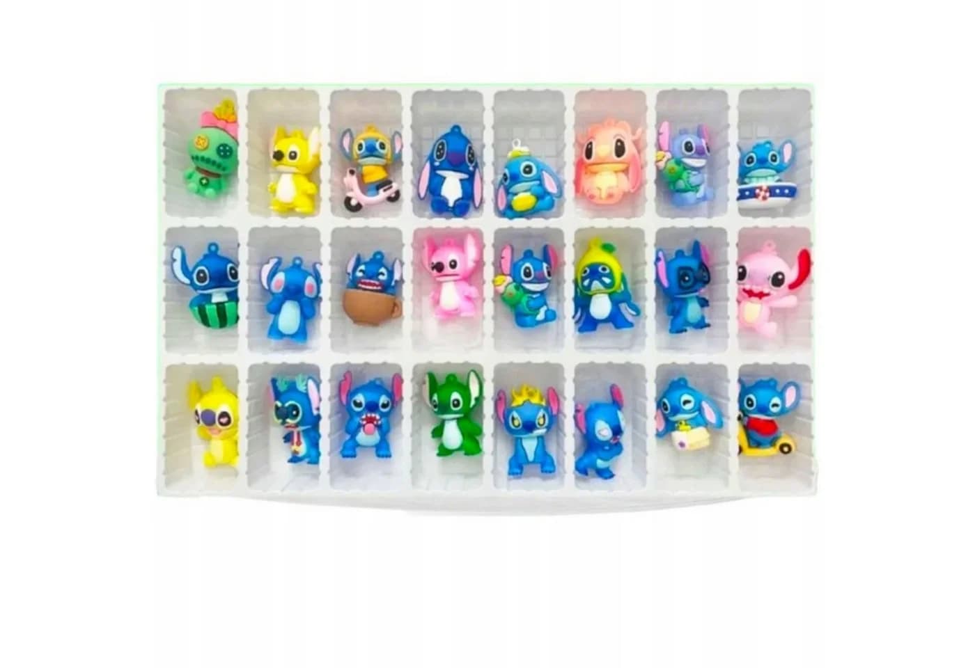 Festivalartikel Adventskalender Disney Lilo & Stitch 24 Figuren Überraschungen - Bild 3