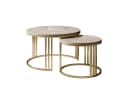 Lookway Couchtisch LORI 2in1 Hochglanz Gold Bild 5