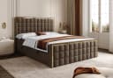 Lookway Boxspringbett ISADORA II GOLD mit Bettkästen und Topper Bild 2