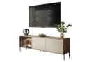 Lookway TV-Lowboard ISA mit LED-Beleuchtung und Glastür-Vitrine Bild 2