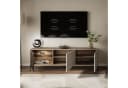 Lookway TV-Lowboard ISA mit LED-Beleuchtung und Glastür-Vitrine Bild 3