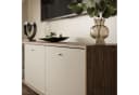 Lookway TV-Lowboard ISA mit LED-Beleuchtung und Glastür-Vitrine Bild 4