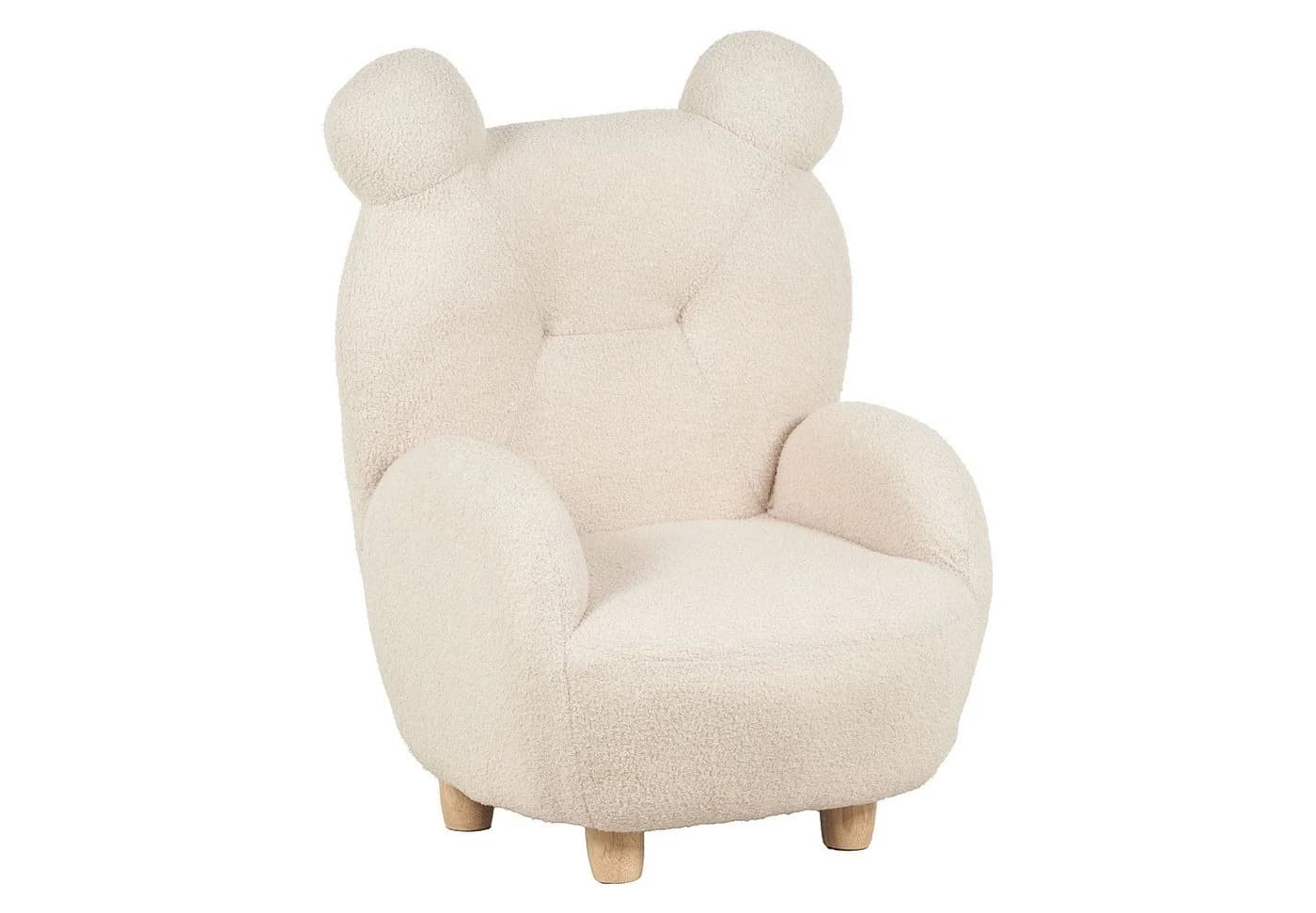 Lookway Kindersessel MINNIE Bärenform Boucléartige Teddy-Struktur - Bild 2
