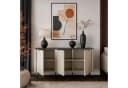 Lookway Kommode AUTUMN 3D mit geriffelter Front Kaschmir Grau Bild 3
