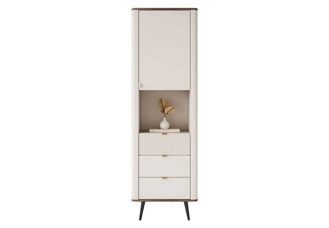 Lookway Regal AUTUMN 1D3S mit Schubladen Beige Braun - Bild 2