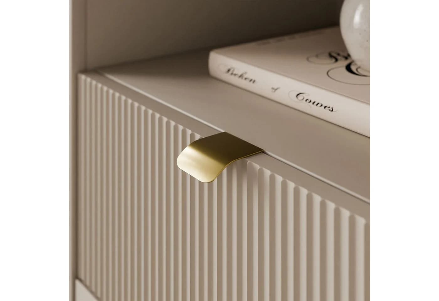 Lookway Regal AUTUMN 1D3S mit Schubladen Beige Braun - Bild 4