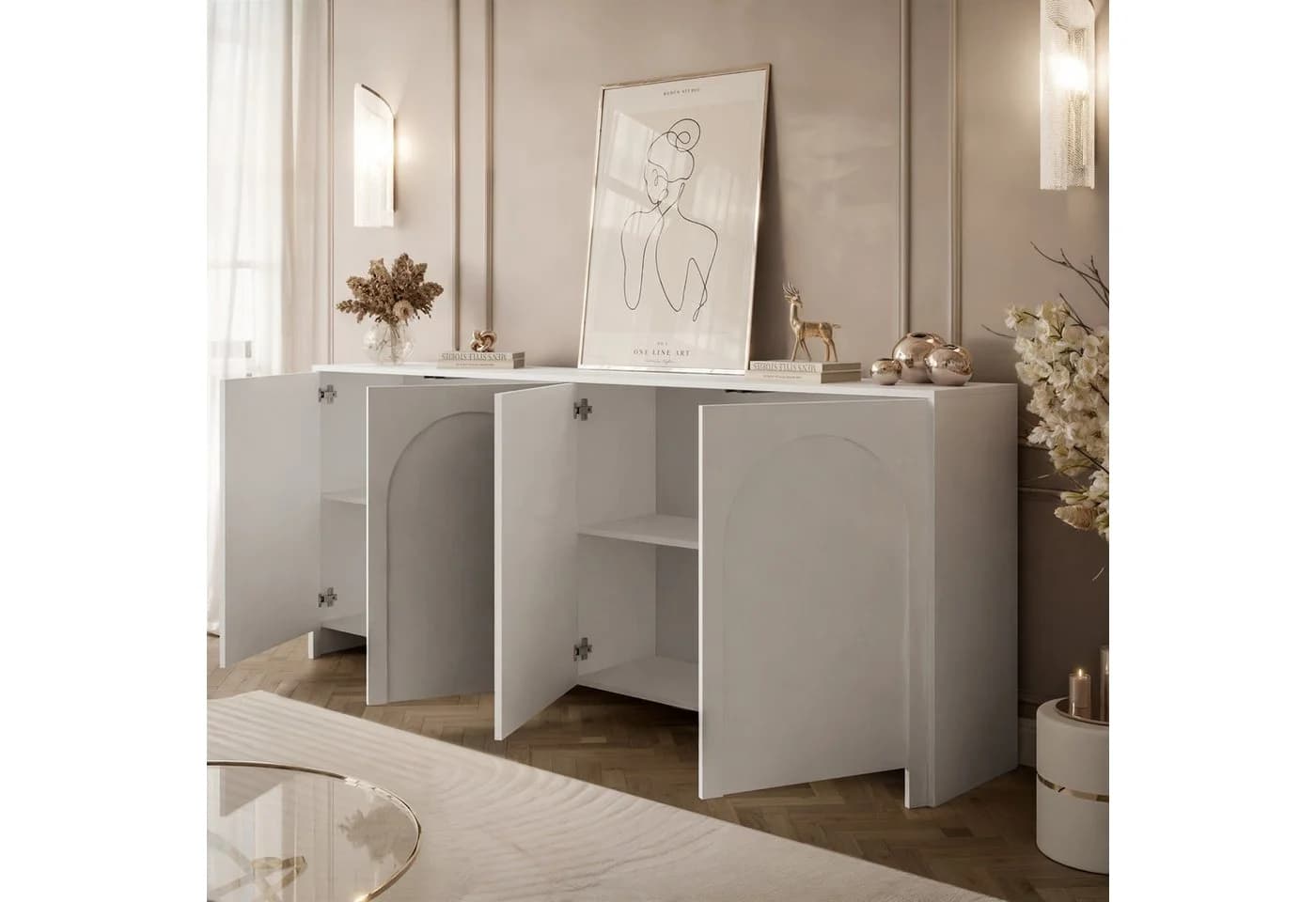 Lookway Kommode ARIADNA mit vier Türen, Breite 204 cm - Bild 3