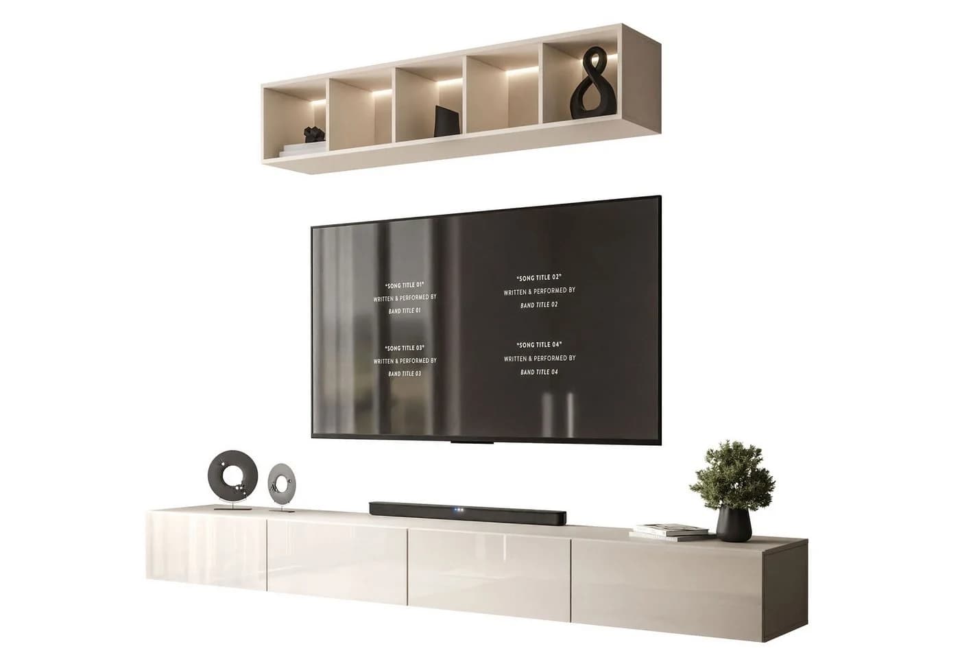 Lookway Wohnwand CARMEN III mit offenem Regal - Bild 2