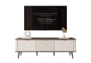Lookway TV-Schrank AUTUMN 3D auf hohen Beinen beige/grau Bild 2