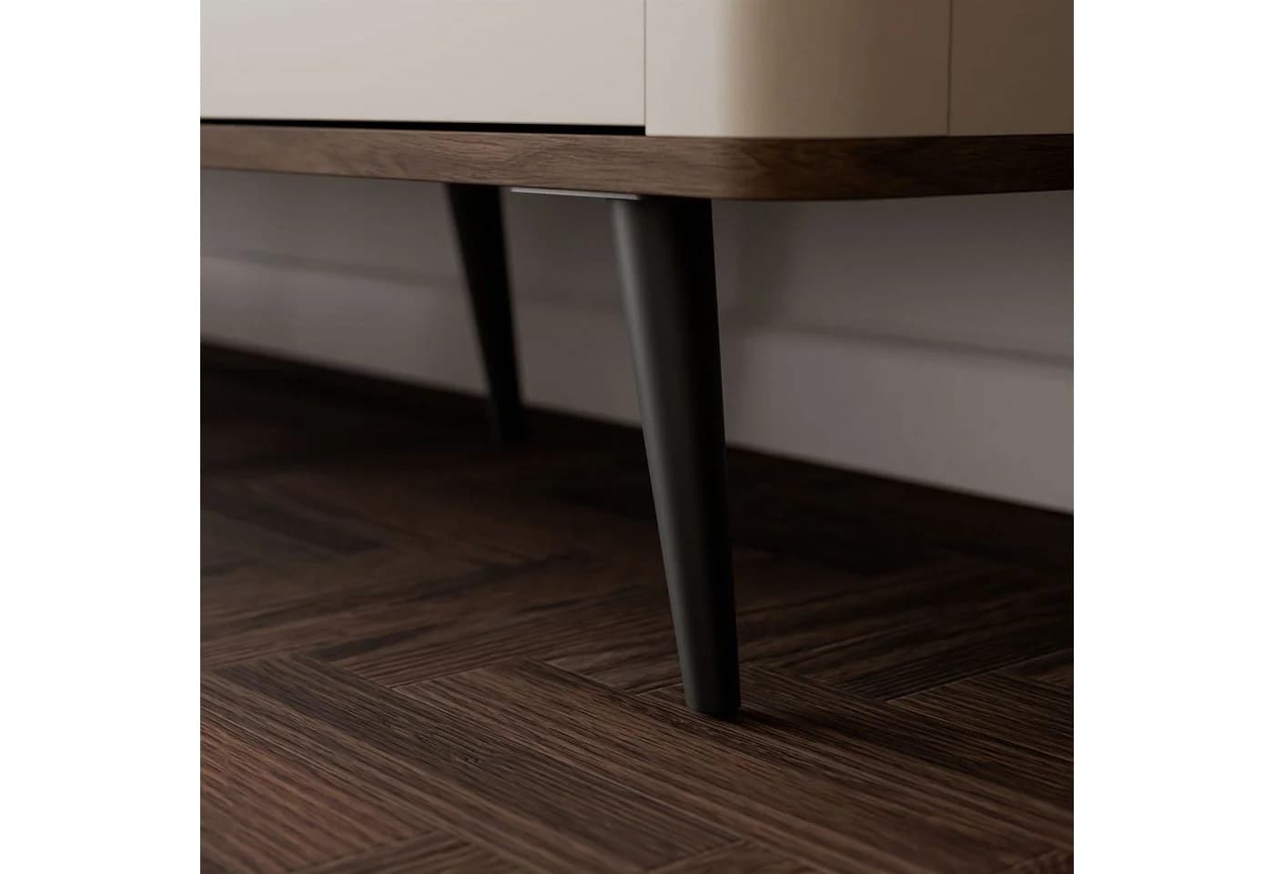 Lookway TV-Schrank AUTUMN 3D auf hohen Beinen beige/grau - Bild 5