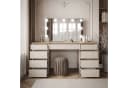 Lookway Schminktisch AURORA DOUBLE Kaschmir mit LED-Spiegel und Schubladen Bild 3