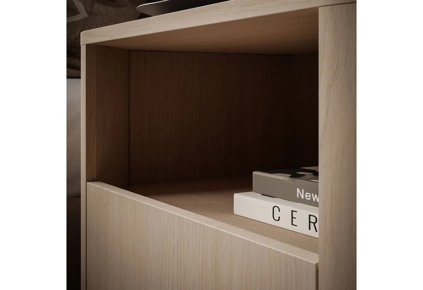 Lookway Nachttisch DESTINY II S-58 Eiche Vicenza Modern - Bild 5