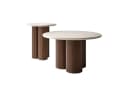 Lookway Couchtisch-Set CANYON 2in1 mit geriffeltem Sockel Bild 5