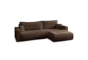 Lookway Ecksofa CLOUD mit Bettfunktion und Bettkasten L-Form Braun Bild 1