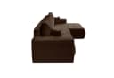 Lookway Ecksofa CLOUD mit Bettfunktion und Bettkasten L-Form Braun Bild 4