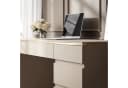 Lookway Schreibtisch AURORA DOUBLE Kaschmir Matt mit Schubladen Bild 4