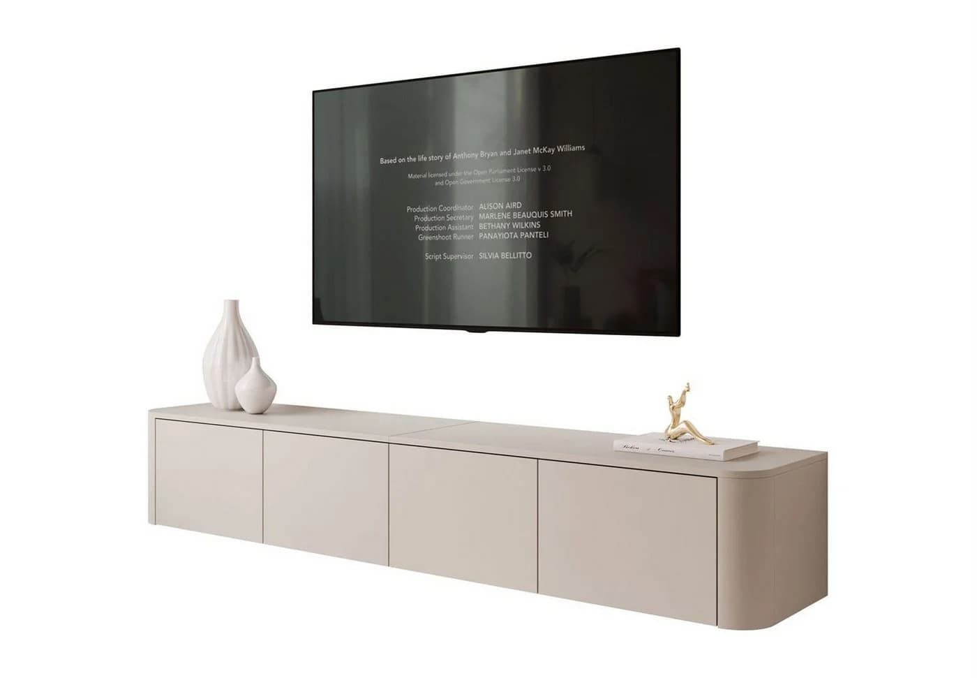 Lookway TV-Schrank CELESTE TV-Hängeschrank mit LED-Beleuchtung - Bild 2