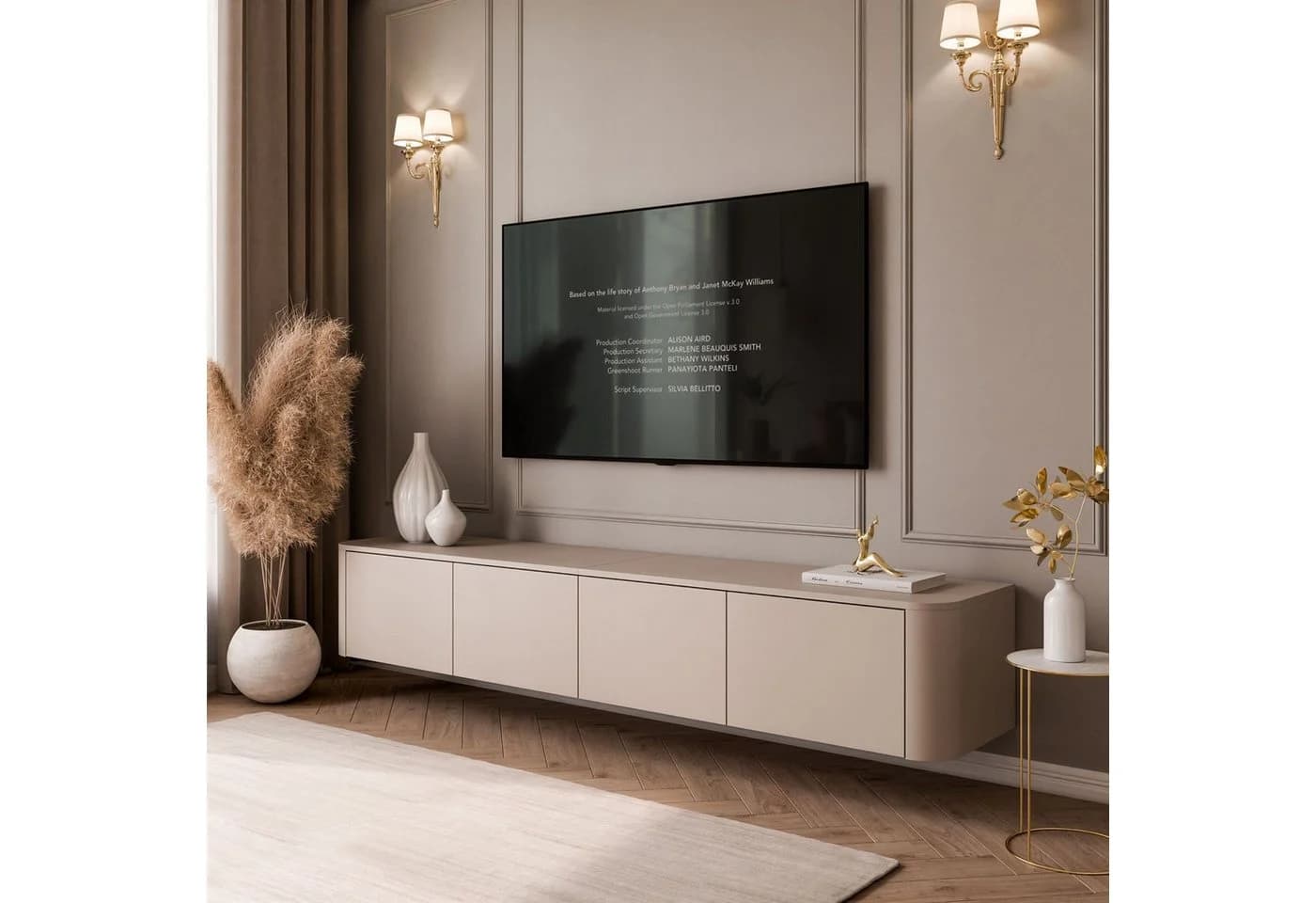 Lookway TV-Schrank CELESTE TV-Hängeschrank mit LED-Beleuchtung - Bild 3
