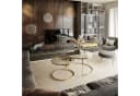 Lookway Couchtisch-Set SELAVI 2in1 Gold Glas Bild 1