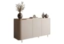Lookway Kommode AVELINE 140 cm Beige Gold PUSH-OPEN LED Bild 2