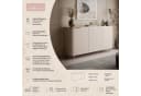 Lookway Kommode AVELINE 140 cm Beige Gold PUSH-OPEN LED Bild 3