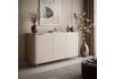 Lookway Kommode AVELINE 140 cm Beige Gold PUSH-OPEN LED Bild 4