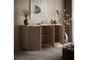 Lookway Kommode AVELINE 140 cm Beige Gold PUSH-OPEN LED Bild 5