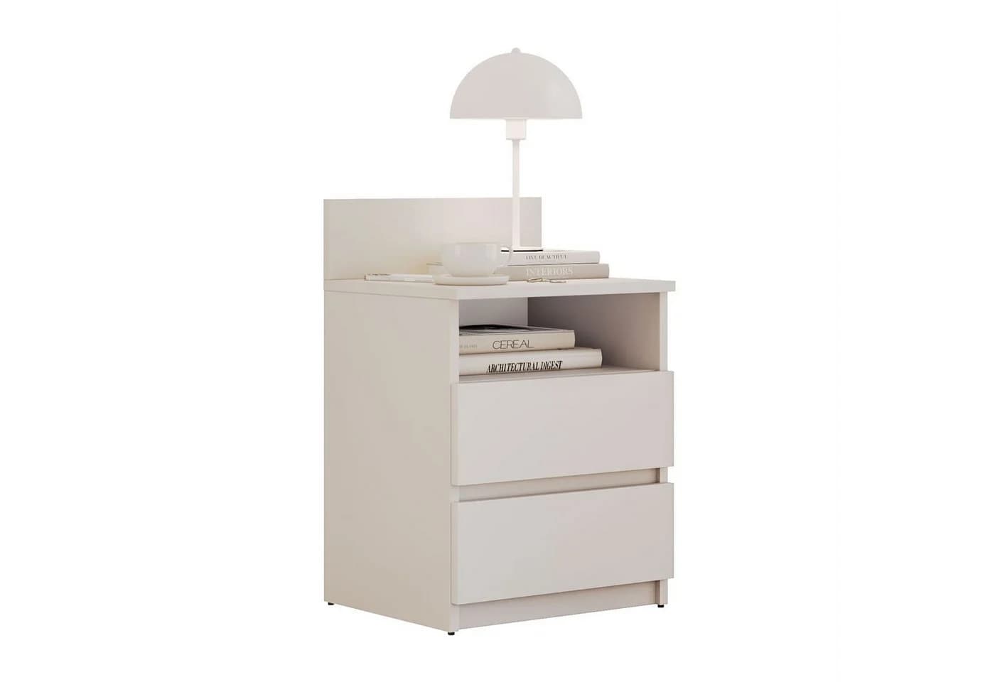 Lookway Nachttisch HANA M1 mit Schubladen Beige - Bild 2