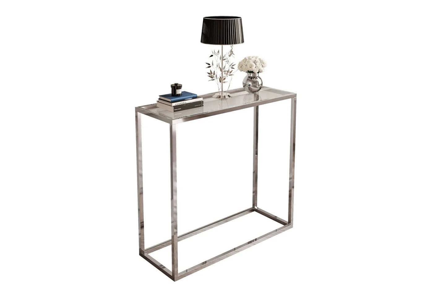 Lookway Konsolentisch MODERN GLASS mit verchromtem Gestell - Bild 2