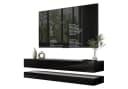 Lookway TV-Schrank SKY 140 cm mit LED-Beleuchtung Schwarz Bild 2