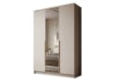 Lookway Kleiderschrank AURORA 3D Kaschmir mit Spiegel und Goldoptik Bild 2