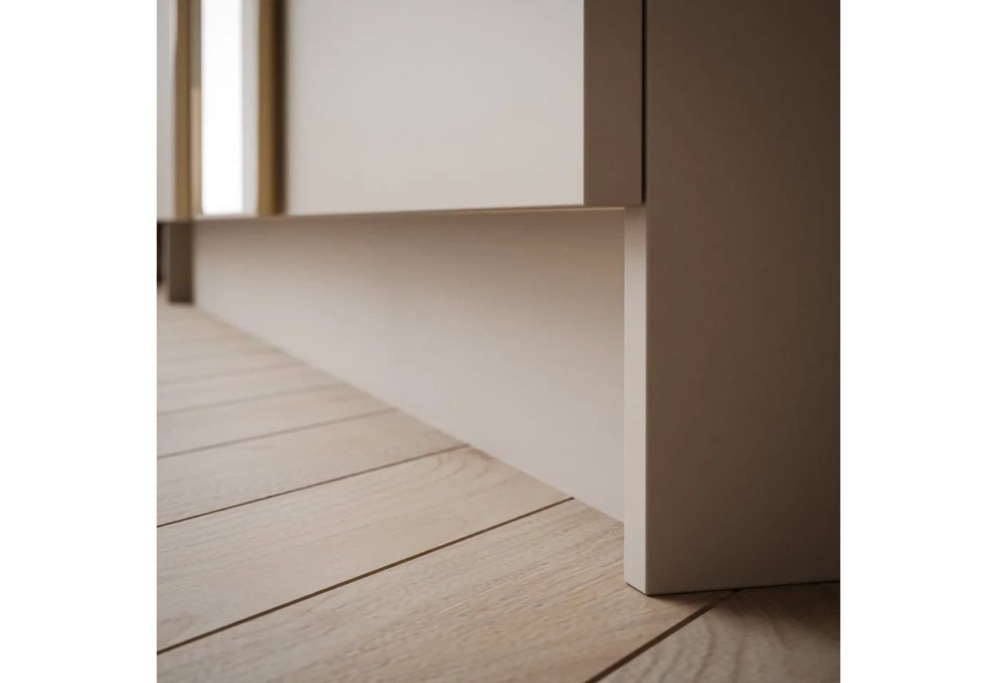 Lookway Kleiderschrank AURORA 3D Kaschmir mit Spiegel und Goldoptik - Bild 5