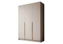 Lookway Kleiderschrank AURORA 3D 3-türig Kaschmir matt Goldoptik Bild 2
