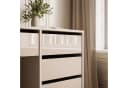 Lookway Schreibtisch MADA GLOSS Weiß Hochglanz mit Schubladen Bild 4