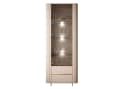 Lookway Glasvitrine MIRAGE GOLD Sandbeige mit LED-Beleuchtung Bild 2