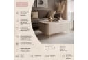 Lookway Couchtisch AVELINE Beige Gold Schräge Beinen Bild 3