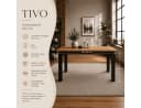 Lookway Esstisch TIVO ausziehbar 120-160 cm Craft-Eiche/Schwarz Bild 3