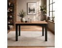 Lookway Esstisch TIVO ausziehbar 120-160 cm Craft-Eiche/Schwarz Bild 4