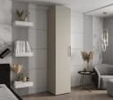ABIKS MÖBEL Drehtürenschrank INOVA 3 Schlafzimmerschrank Schwarz Bild 1