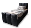 Masseno Boxbett LAGO Schwarz mit Bonell-Matratze und Topper Bild 1