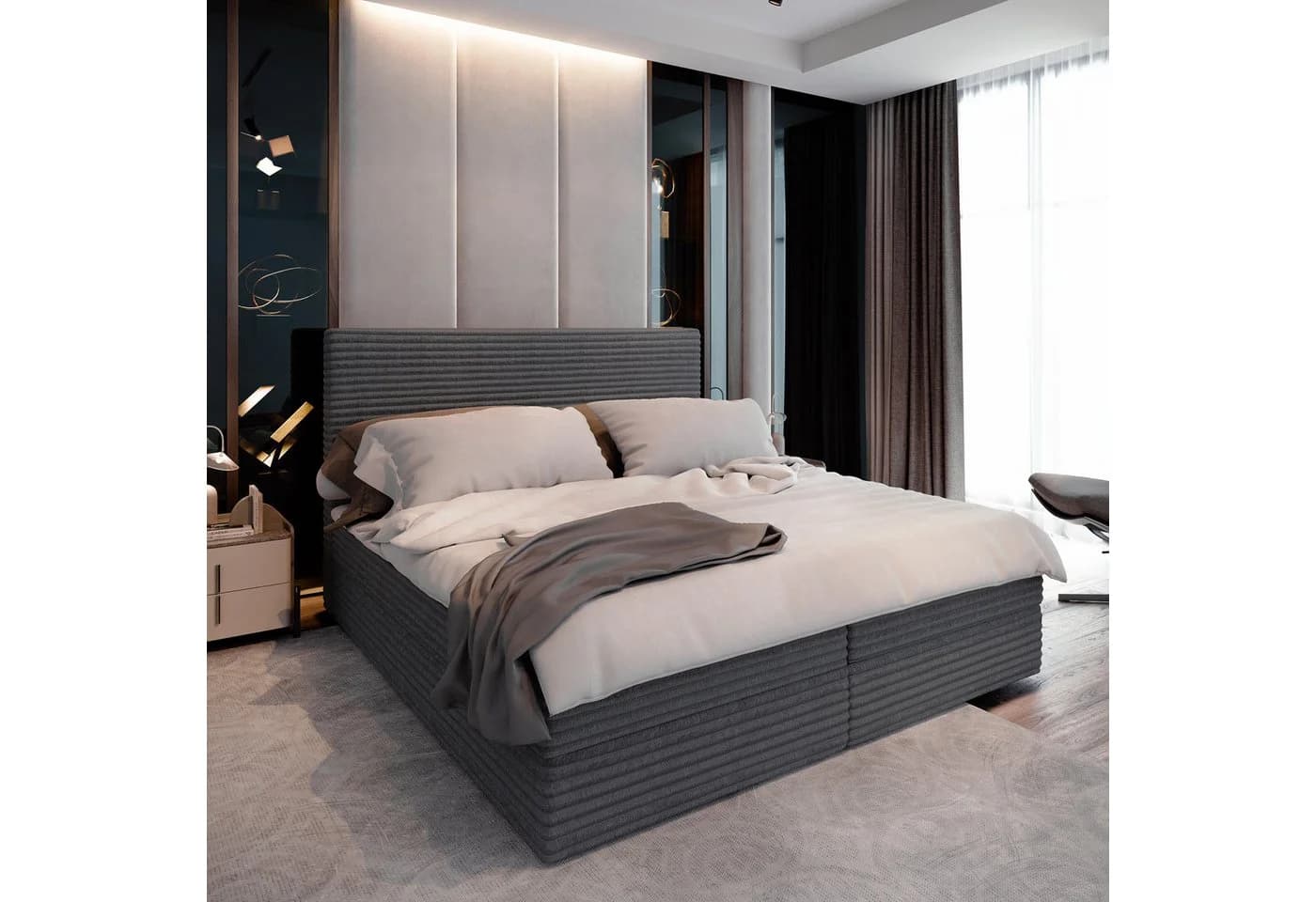 Masseno Boxbett PISA mit Bonell Matratze und Topper - Bild 2