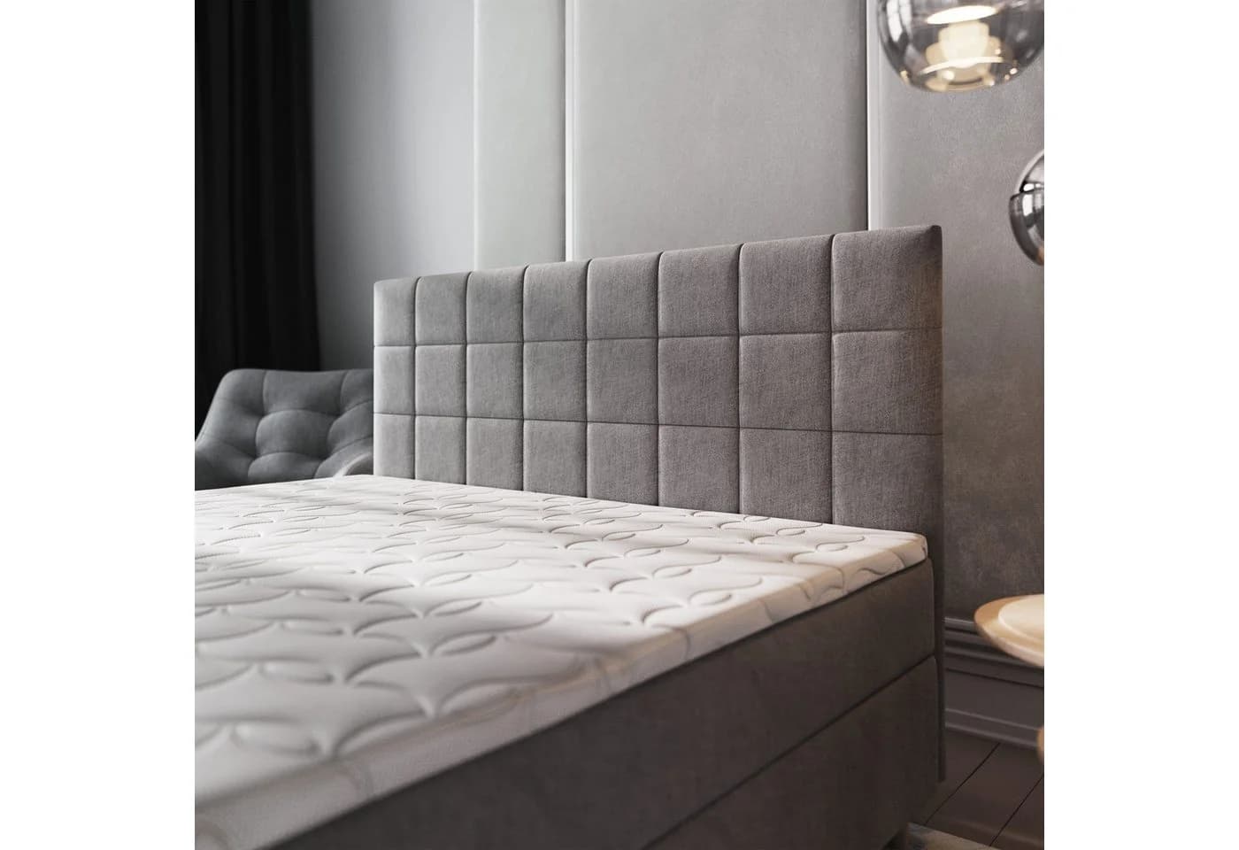 Masseno Boxbett IBIZA beige mit Bonell-Matratze und Topper - Bild 4